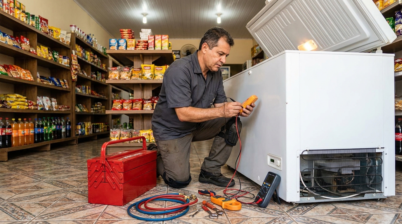 Ajuste de Temperatura do Freezer em Goiânia‑GO