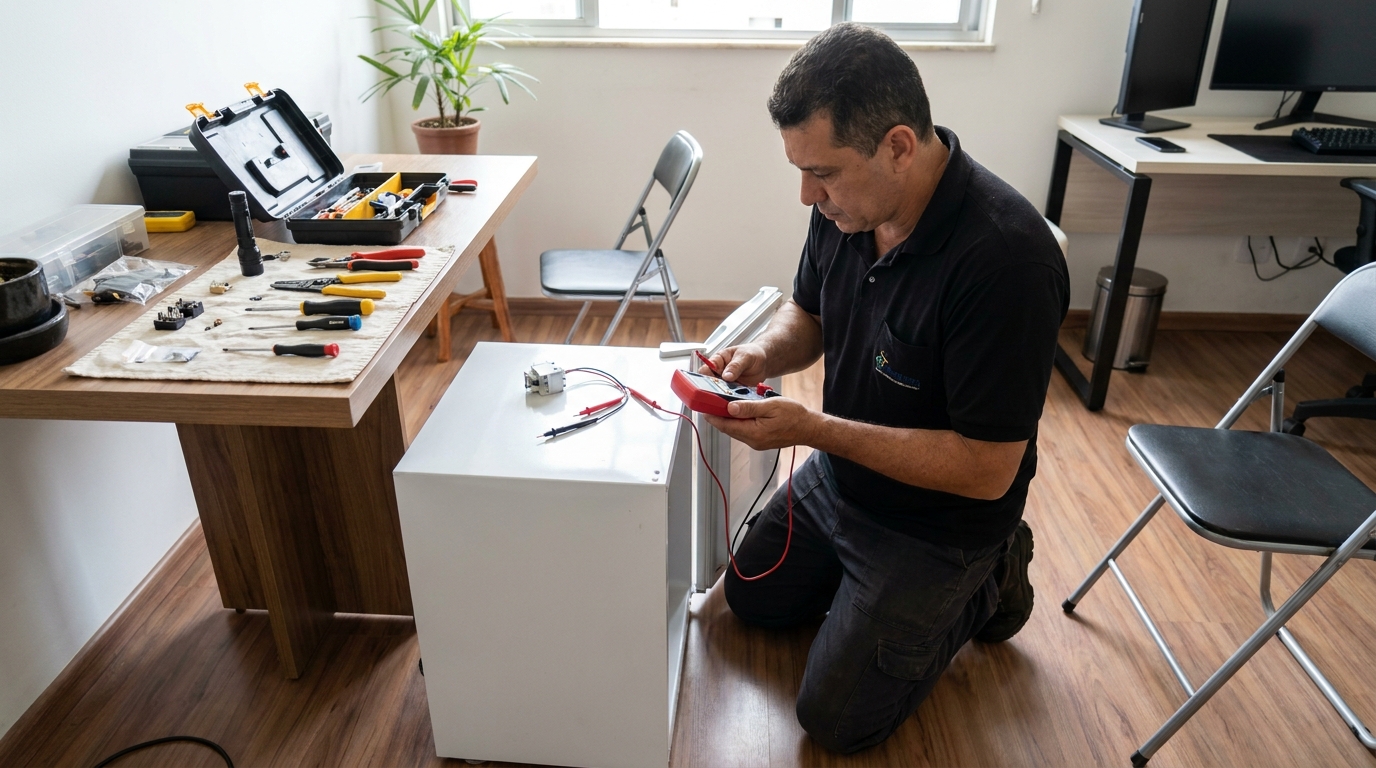 Diagnóstico em Frigobar Residencial em Goiânia‑GO